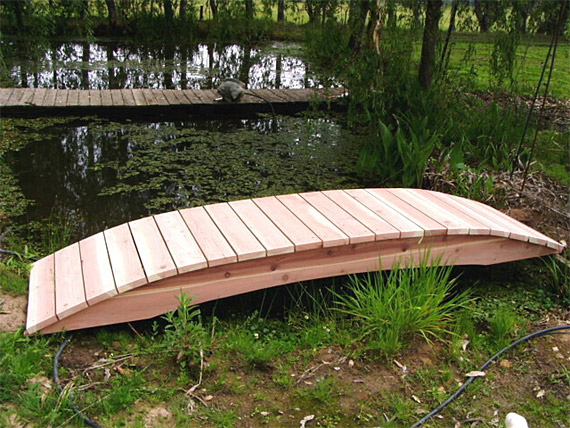 Garden bridges plans – Handcrafted Redwood Garden Bridges for Koi ...